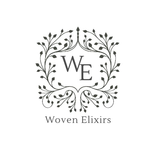 Hand-beading natural gemstones in soft light